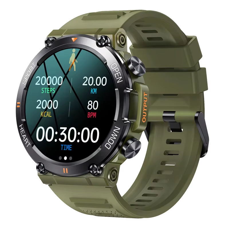 K56Pro Men's Smart Watch - Heart Rate Monitor, Bluetooth, 1.39" HD Screen, 400mAh Long Battery Life, Perfect for Outdoor Sports